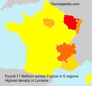 Surname Bellicini in France Surname Bellicini in France