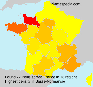 Surname Bellis in France Surname Bellis in France