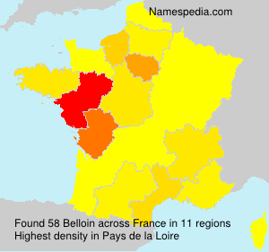 Surname Belloin in France Surname Belloin in France