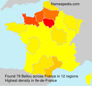 Surname Bellou in France Surname Bellou in France