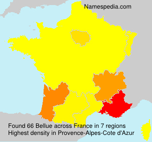 Surname Bellue in France Surname Bellue in France