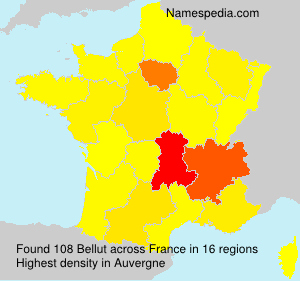 Surname Bellut in France Surname Bellut in France