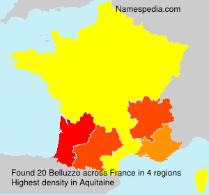 Surname Belluzzo in France Surname Belluzzo in France