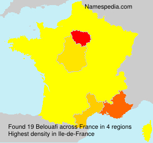 Surname Belouafi in France Surname Belouafi in France