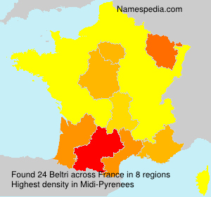 Surname Beltri in France Surname Beltri in France