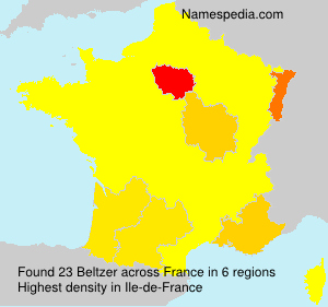 Surname Beltzer in France Surname Beltzer in France