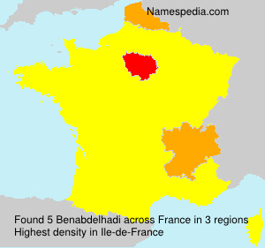 Surname Benabdelhadi in France Surname Benabdelhadi in France
