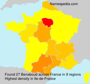 Surname Benaboud in France Surname Benaboud in France