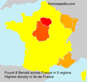 Surname Benaid in France Surname Benaid in France