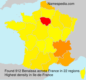 Familiennamen Benaissa - France