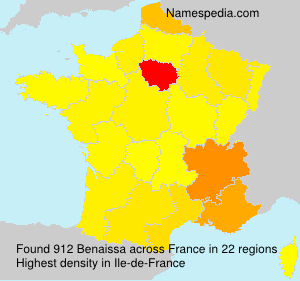 Surname Benaissa in France Surname Benaissa in France