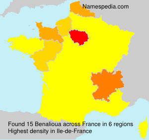 Surname Benalioua in France Surname Benalioua in France