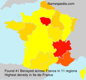 Surname Benayed in France Surname Benayed in France