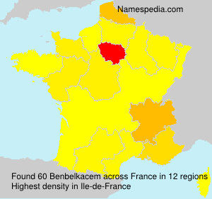 Surname Benbelkacem in France Surname Benbelkacem in France