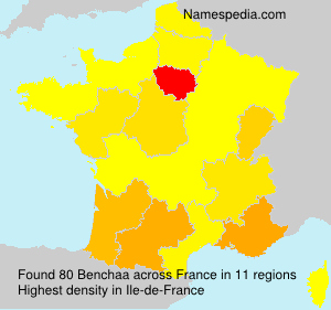 Surname Benchaa in France Surname Benchaa in France