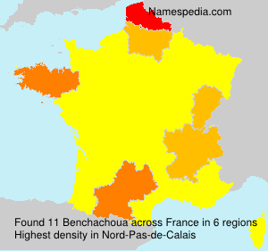 Surname Benchachoua in France Surname Benchachoua in France