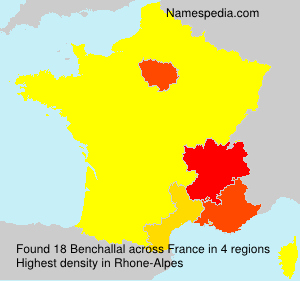 Surname Benchallal in France Surname Benchallal in France