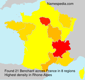 Surname Bencharif in France