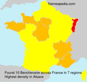 Surname Benchenane in France Surname Benchenane in France
