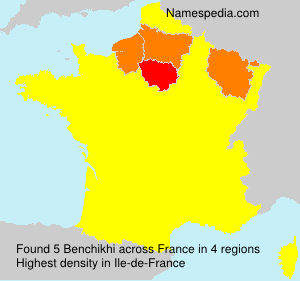 Surname Benchikhi in France Surname Benchikhi in France