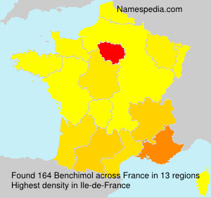 Surname Benchimol in France Surname Benchimol in France