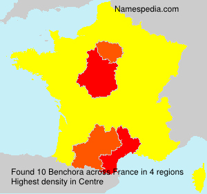 Surname Benchora in France Surname Benchora in France
