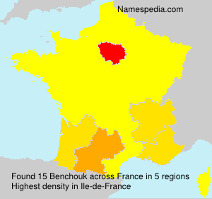 Surname Benchouk in France Surname Benchouk in France