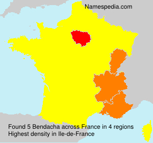 Surname Bendacha in France Surname Bendacha in France