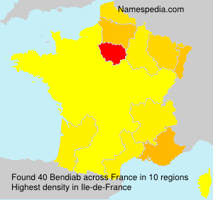 Surname Bendiab in France Surname Bendiab in France