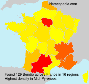 Surname Bendib in France Surname Bendib in France