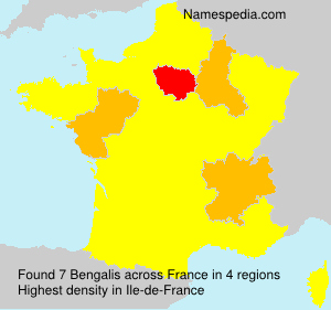 Surname Bengalis in France Surname Bengalis in France