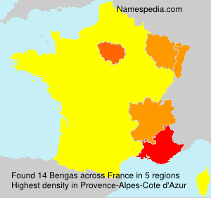 Surname Bengas in France Surname Bengas in France