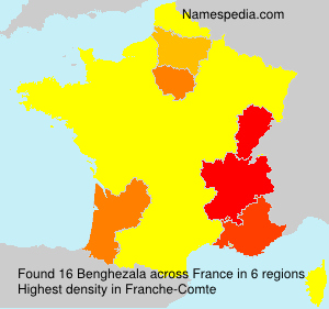 Surname Benghezala in France Surname Benghezala in France