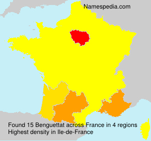 Surname Benguettat in France Surname Benguettat in France