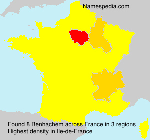 Surname Benhachem in France Surname Benhachem in France