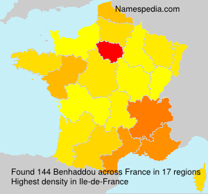 Surname Benhaddou in France Surname Benhaddou in France