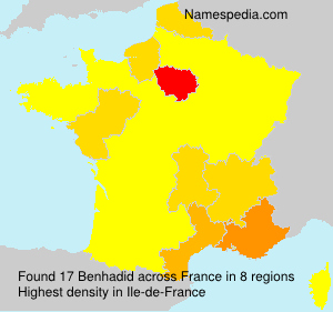 Surname Benhadid in France Surname Benhadid in France