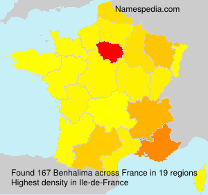 Surname Benhalima in France Surname Benhalima in France