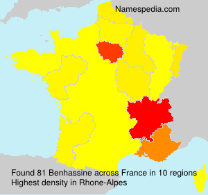 Surname Benhassine in France Surname Benhassine in France