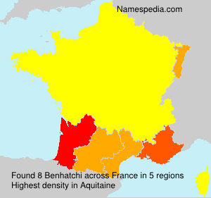 Surname Benhatchi in France Surname Benhatchi in France
