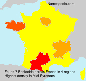 Surname Benkadda in France Surname Benkadda in France
