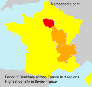 Surname Benkhala in France Surname Benkhala in France