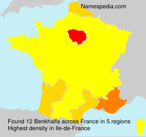 Surname Benkhalfa in France Surname Benkhalfa in France