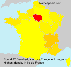 Surname Benkhedda in France Surname Benkhedda in France