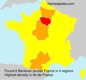 Surname Benkiran in France Surname Benkiran in France
