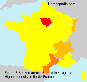 Surname Benkrid in France Surname Benkrid in France