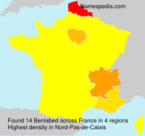 Surname Benlabed in France Surname Benlabed in France