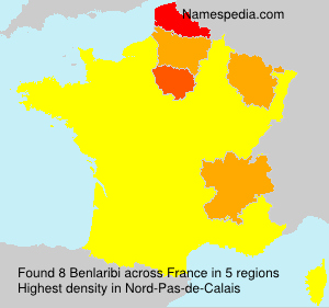 Surname Benlaribi in France Surname Benlaribi in France