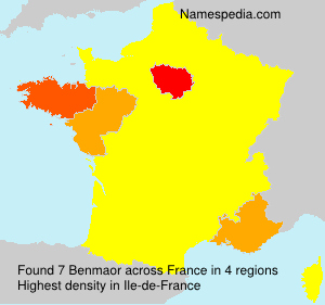 Surname Benmaor in France Surname Benmaor in France
