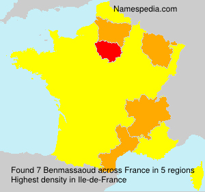Surname Benmassaoud in France Surname Benmassaoud in France
